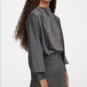 H&M metallic dress